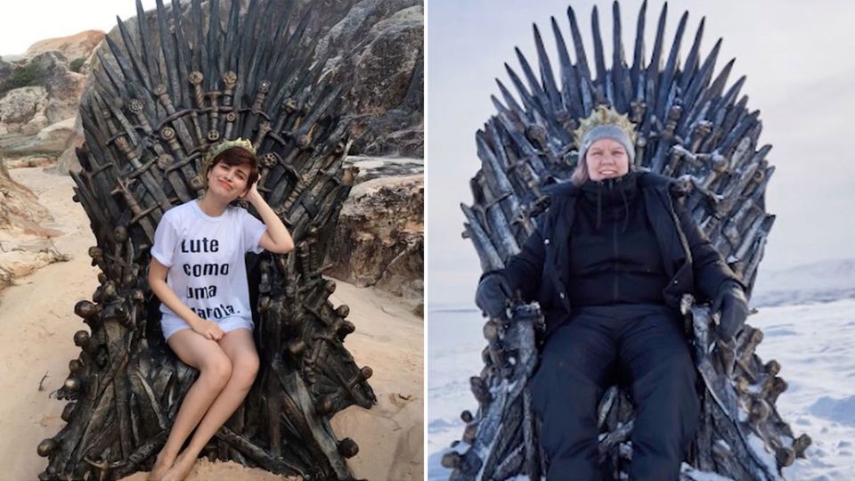 Game of Thrones: Bis zum Start der letzten Staffel von Game of Thrones können sich Fans die Wartezeit mit der Suche nach sechs weltweit versteckten Thronen verkürzen. Bis zum Start der letzten Staffel von Game of Thrones können sich Fans die Wartezeit mit der Suche nach sechs weltweit versteckten Thronen verkürzen.