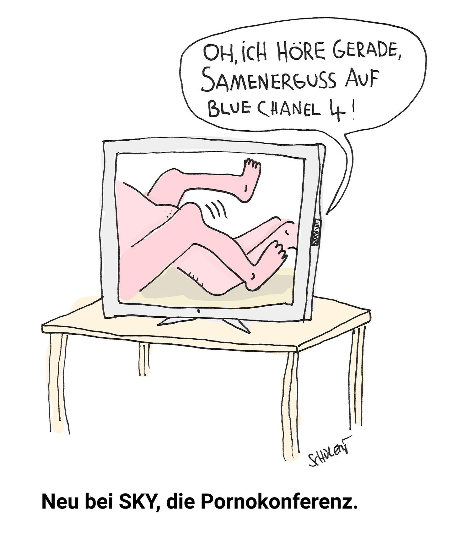 Cartoons von Tobias Schülert: Klimawandel - So schlecht geht es Frau Holle