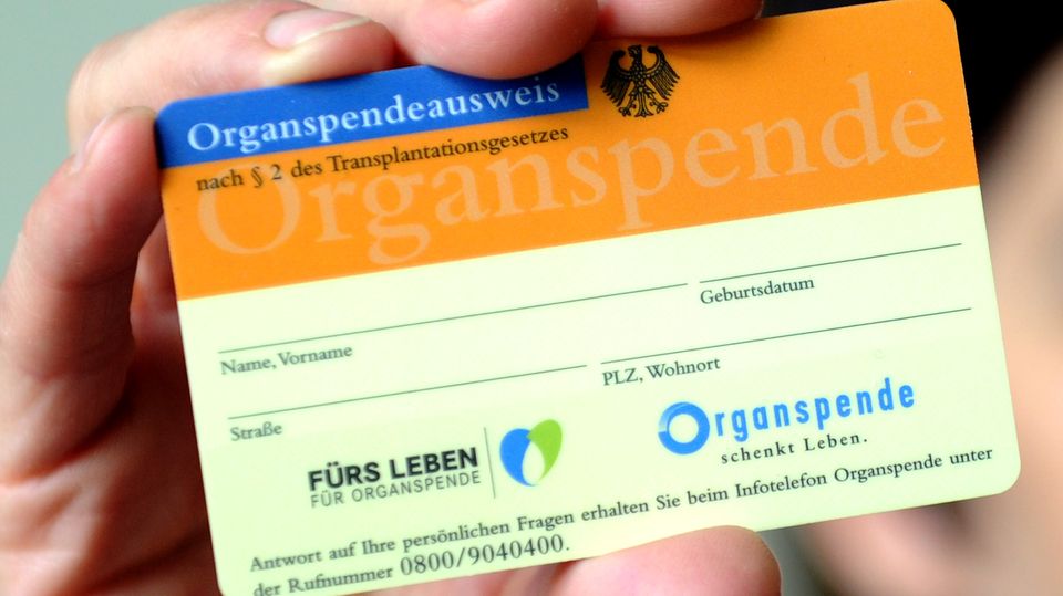 Ein Organspendeausweis