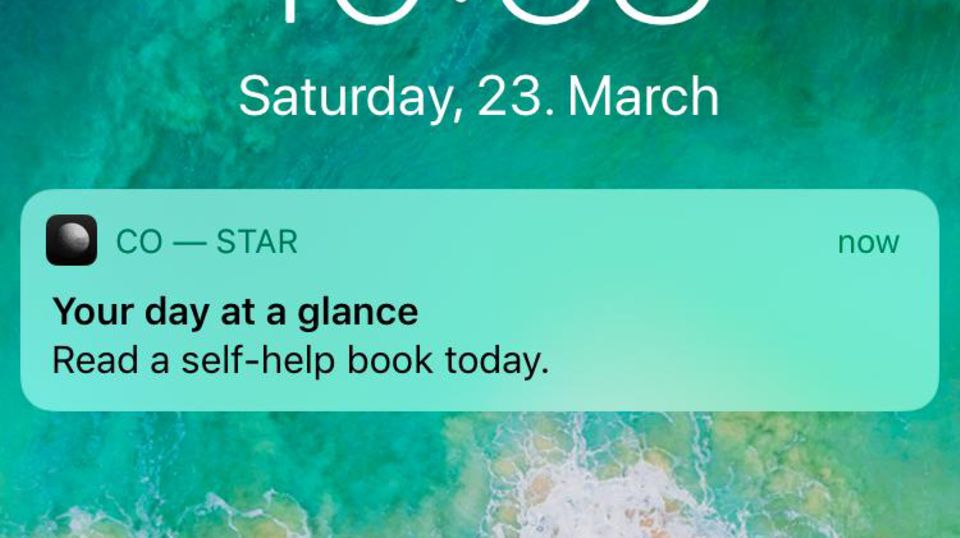 "Co-Star": "Die ganze Welt ist ein ungezähmtes Pferd": Über diese Horoskop-App lacht das Internet "Co-Star": "Die ganze Welt ist ein ungezähmtes Pferd": Über diese Horoskop-App lacht das Internet