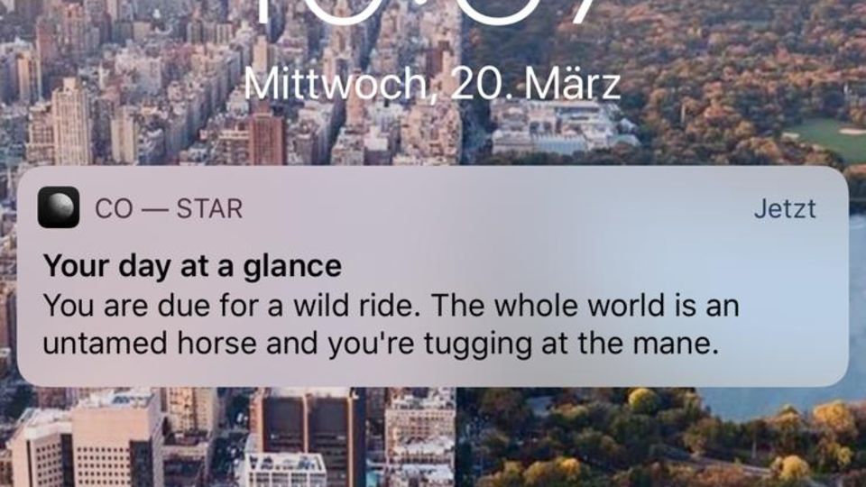 "Co-Star": "Die ganze Welt ist ein ungezähmtes Pferd": Über diese Horoskop-App lacht das Internet