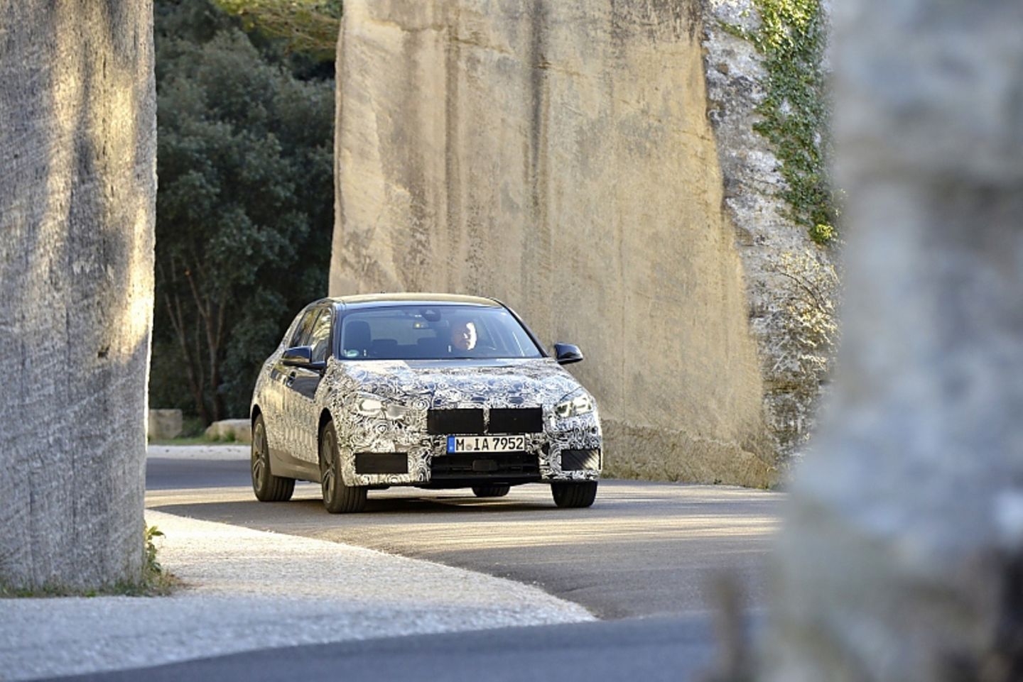 Auf den Landstraßen macht der BMW 1er eine gute Figur