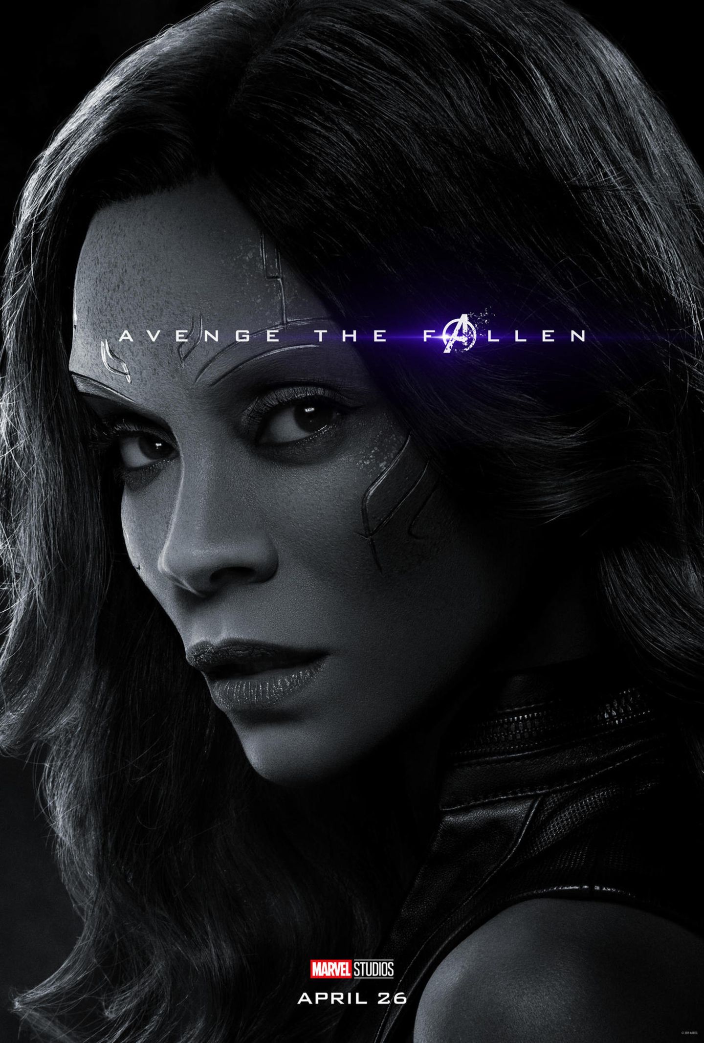 Zoe Saldana alias Gamora