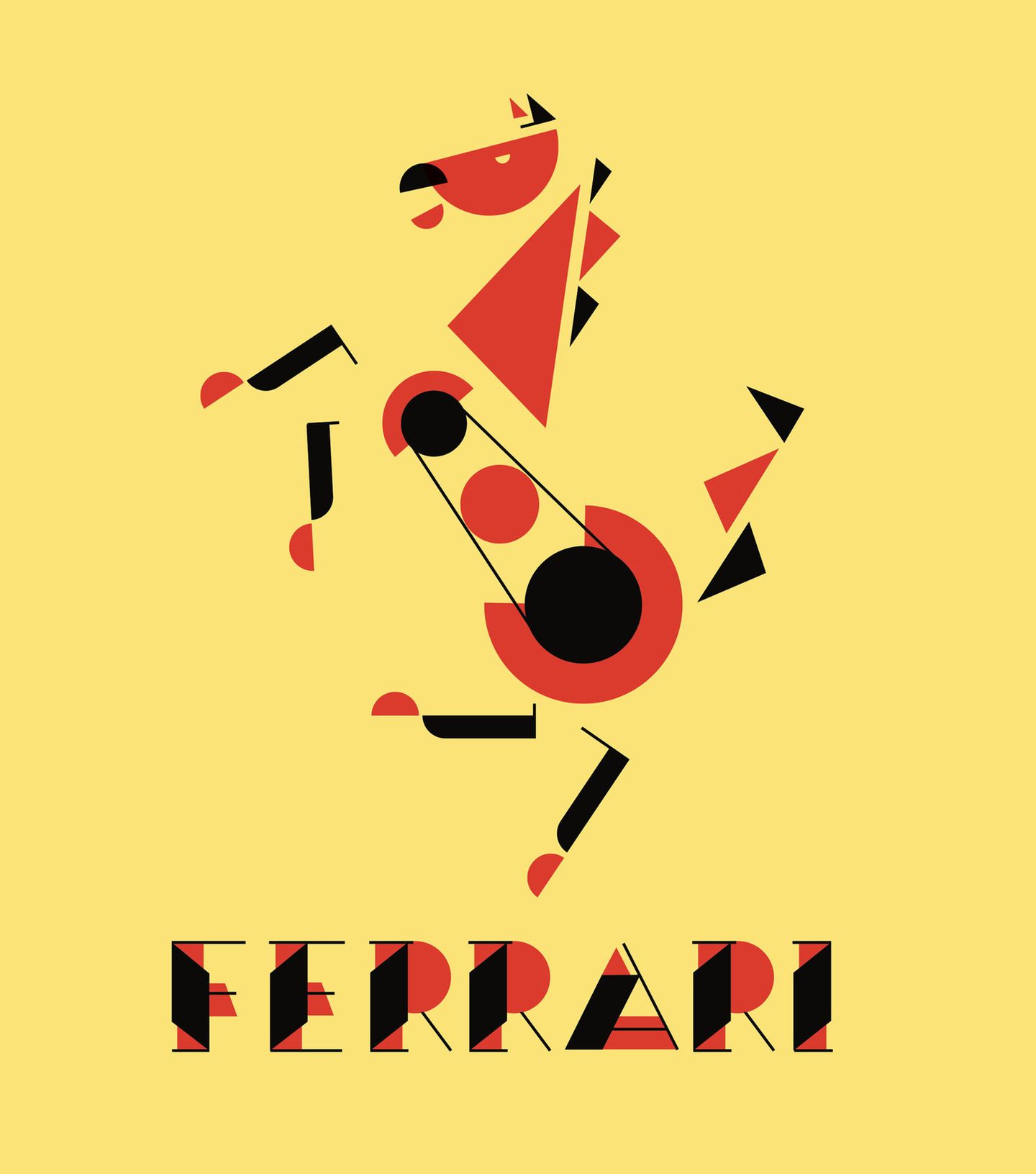 Ferrari Bauhaus Logo