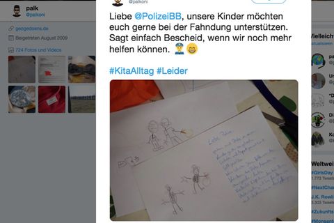 Die gezeichneten Einbrecher als Phantombilder für die Polizei