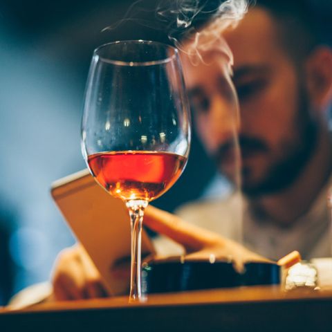 Rotwein Zigaretten