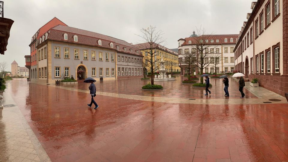 Hinter des Fassaden der Heidelberger Altstadt verbergen sich Huaweis Forschungsanlagen und Büros