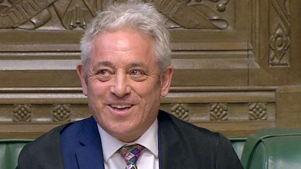 Der britische Parlamentspräsident John Bercow Der britische Parlamentspräsident John Bercow