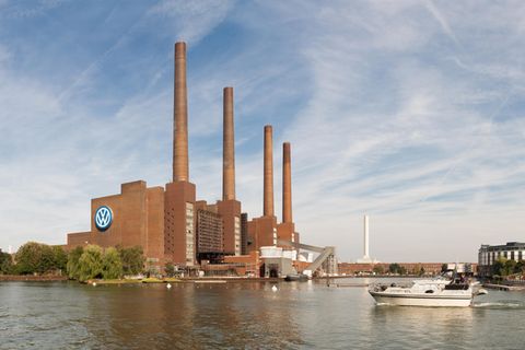 Altes Heizkraftwerk des Volkswagenwerks Wolfsburg.