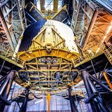 In Nummer drei will man hoch hinaus. Es ist Montagewerk der NASA in der Nähe von New Orleans. Unter anderem gibt es eine 70 Meter hohe, vertikale Montagevorrichtung. Das Gelände ist es fast so groß wie der berühmte Central Park in New York.