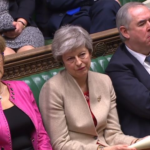Theresa May im Parlament