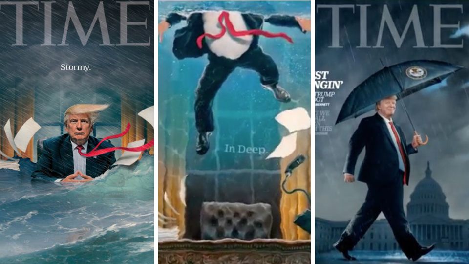 Das "Time Magazine" zeigt Trump nach den Russland-Ermittlungen