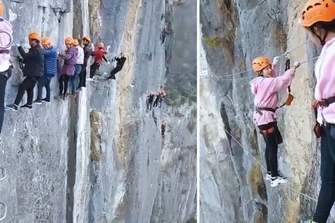 Klettertouristen