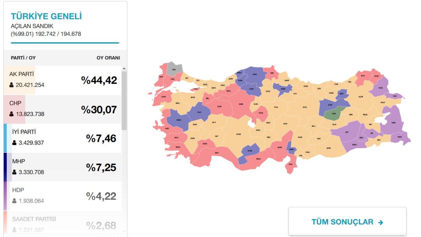 So hat die Türkei gewählt
