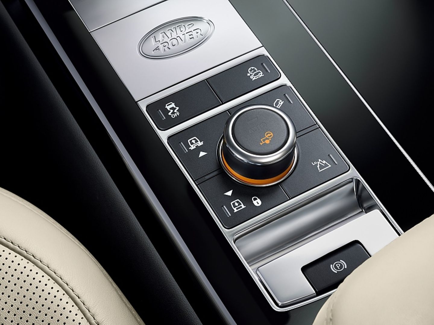 Range Rover SD V6 Autobiography - aufgeräumter Mitteltunnel