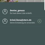 Man kann die Listen je nach Bedarf umbenennen. Beispielsweise als Spaghetti Carbonara-Liste - und sie mit seinen Freunden oder Kollegen teilen. Unsere Gesundheitsredakteurin isst auch gerne Pasta. 