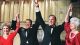 Ronald Reagan mit George Bush Senior