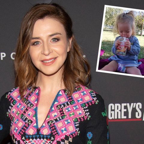Caterina Scorsone und ihre Tochter Paloma