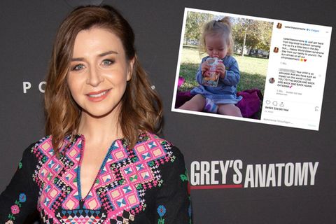 Caterina Scorsone und ihre Tochter Paloma