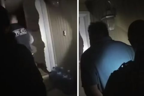 SWAT-Team holt Kinder aus Familie