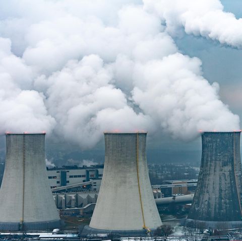 Ein Kohlekraftwerk
