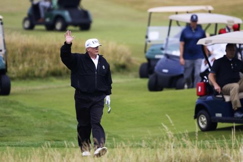 Donald Trump beim Golf