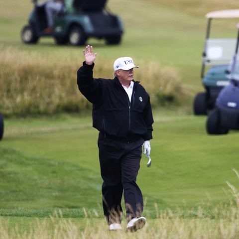 Donald Trump beim Golf