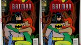 Batman mit Bierbauch und seine Begleitung mit Hüftgold statt Wespentaille.