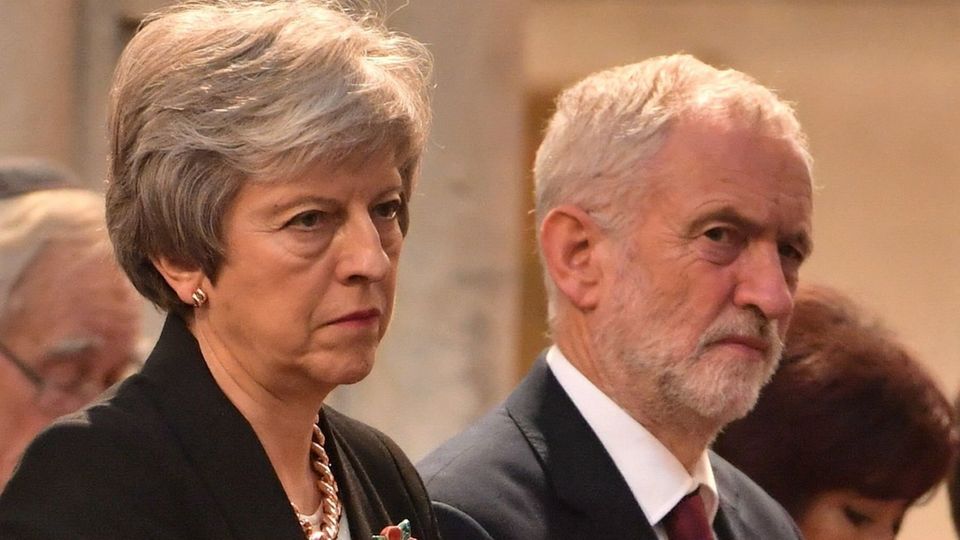 Theresa May und Jeremy Corbyn müssen den Brexit managen