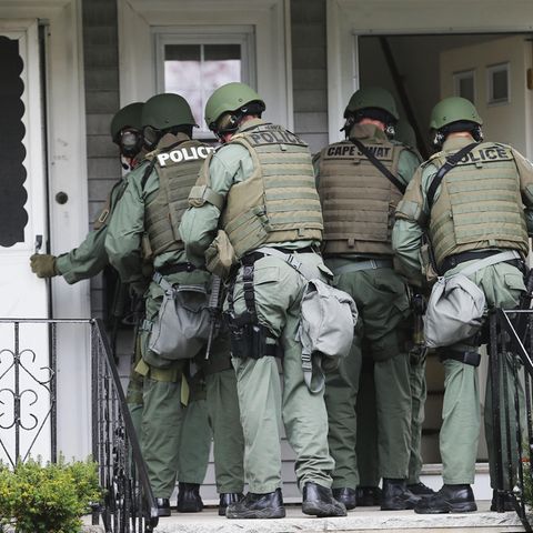 Eine Spezialeinheit zum Stürmen von Wohnungen der US-Polizei (Symbolfoto)
