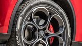 Alfa Romeo Stelvio 2.2 Diesel Q4 - rollt serienmäßig auf 18-Zöllern