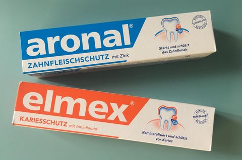 "Ökotest" prüft Aronal und Elmex