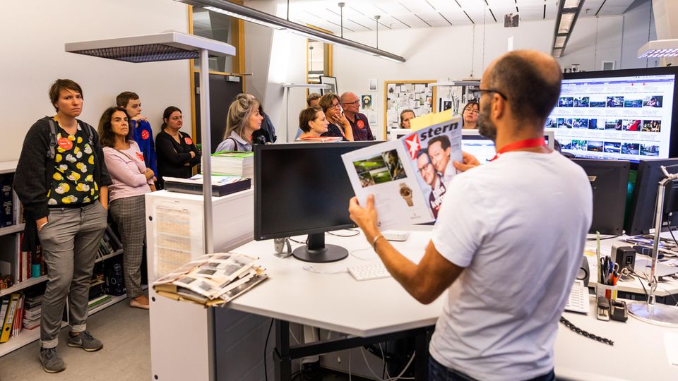 Besucher beim Tag des Journalismus 2018 in der stern-Redaktion Besucher beim Tag des Journalismus 2018 in der stern-Redaktion