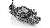 Die MStars Hinterachse hat einen Elektromotor integriert