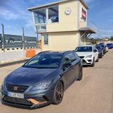 Der Cupra Ateca in der Boxengasse