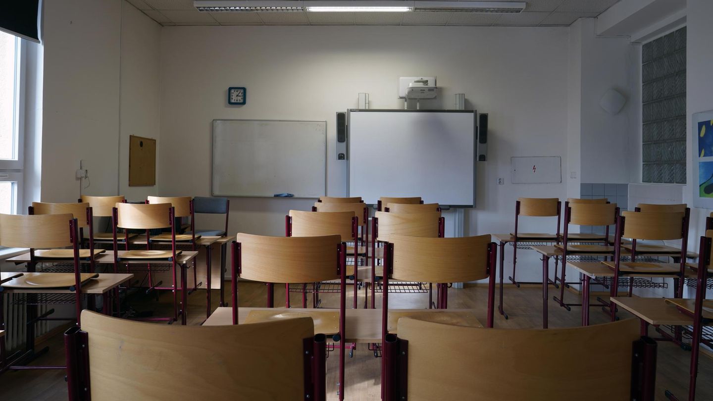 Ein Klassenzimmer einer Schule in den USA