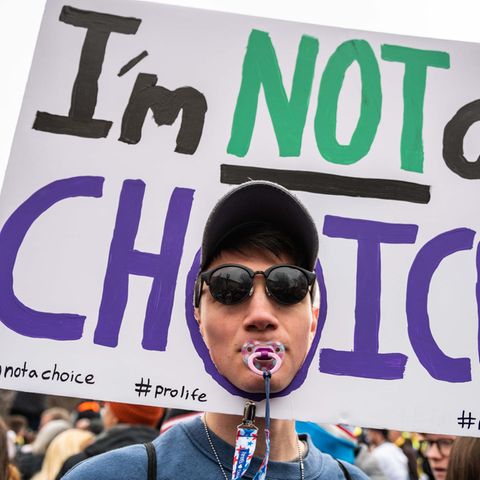 Pro Life Demonstrant