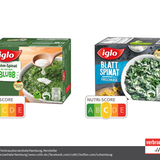 Spinat aus der Tiefkühltruhe: Ist es da nicht egal, welcher gekauft wird? Nicht unbedingt, zeigt der Nutri-Score-Check. Der klassische Rahm-Spinat "mit dem Blubb" schneidet gut ab. Die reichhaltige Variante mit Frischkäse landet im gelben Bereich.