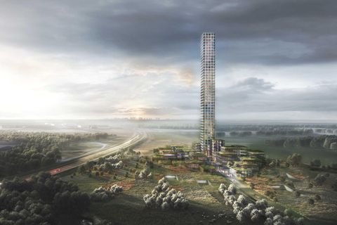 Brande Tower & Village: In Dänemarks Provinz entsteht der größte Wolkenkratzer Westeuropas
