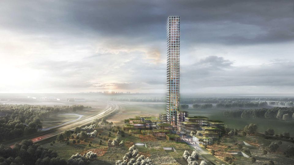 Brande Tower & Village: In Dänemarks Provinz entsteht der größte Wolkenkratzer Westeuropas