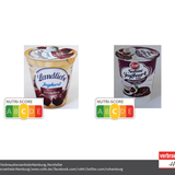 Aus gesundheitlicher Sicht vergleichbar: der Landliebe Kirsch-Joghurt und der Sahne-Joghurt aus dem Hause Zott