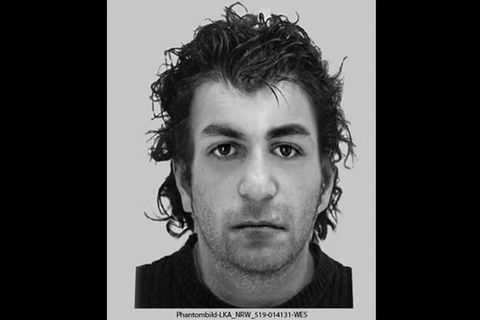 Mit diesem Phantombild fahndet die Polizei nach dem Verdächtigen