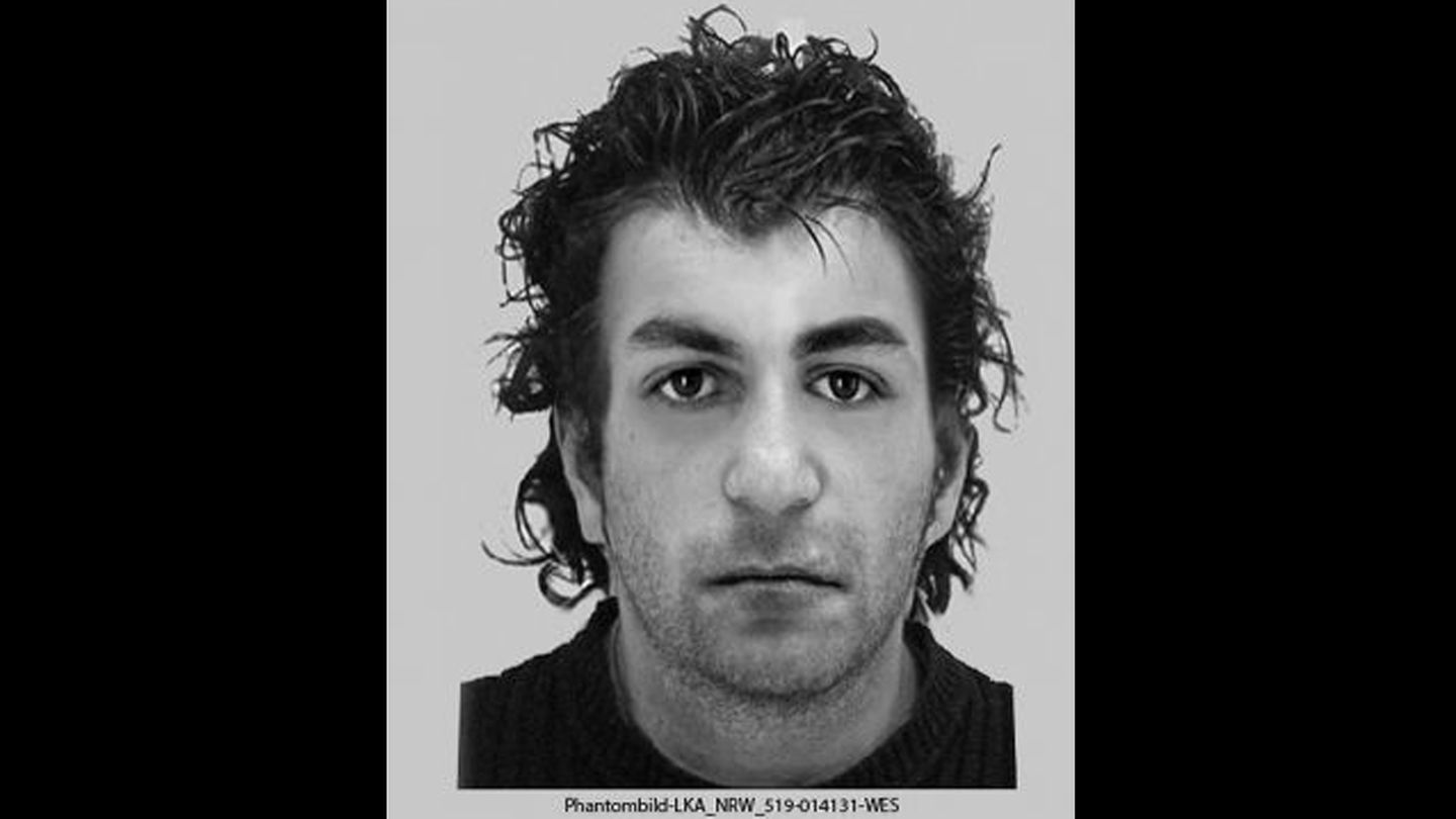 Mit diesem Phantombild fahndet die Polizei nach dem Verdächtigen