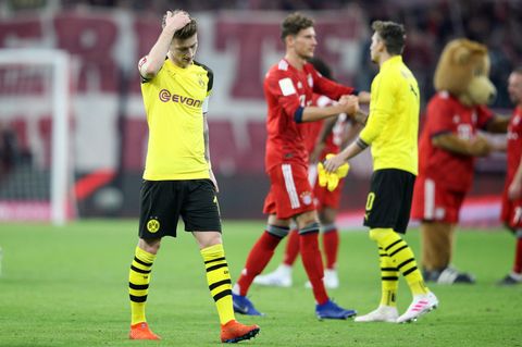 Marco Reus lässt nach der Klatsche bei den Bayern den Kopf hängen