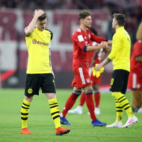 Marco Reus lässt nach der Klatsche bei den Bayern den Kopf hängen