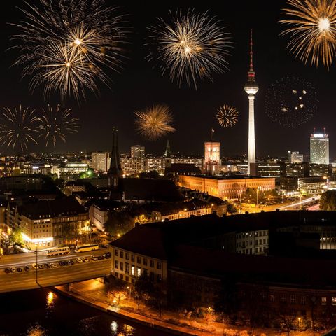 Feuerwerk über Berlin
