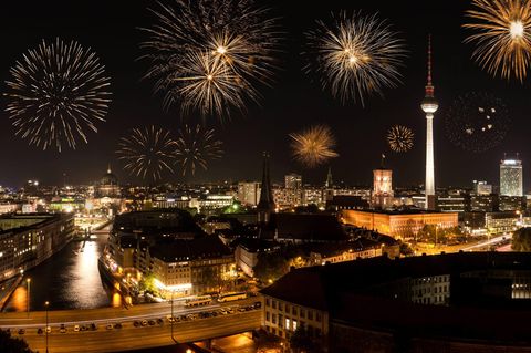 Feuerwerk über Berlin