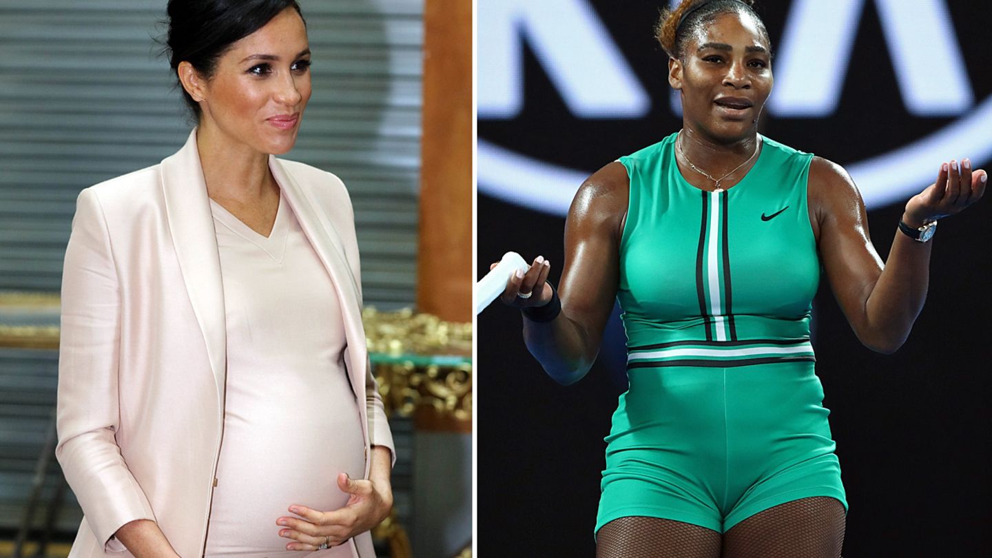 Meghan Markle und Serena Williams