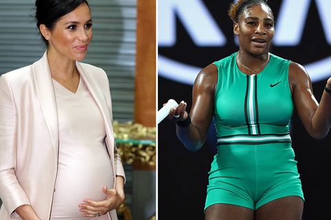 Meghan Markle und Serena Williams