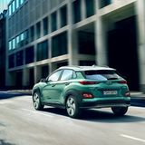 Hyundai Kona Electric - von hinten kaum vom Verbrenner zu unterscheiden
